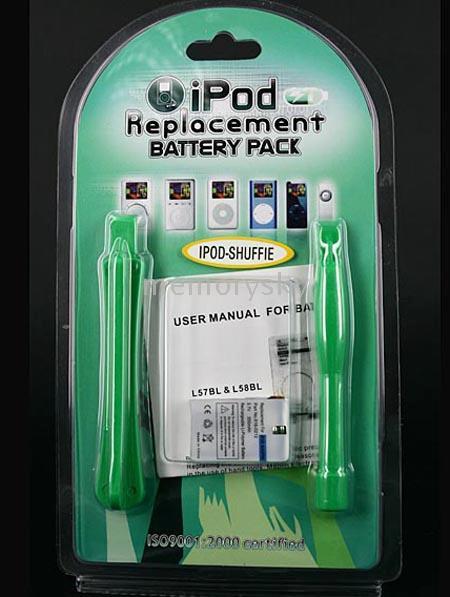 Replacement Battery Pack Kit For ipod shuffle